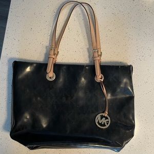 Michael Kors Patent Leather Tote Bag